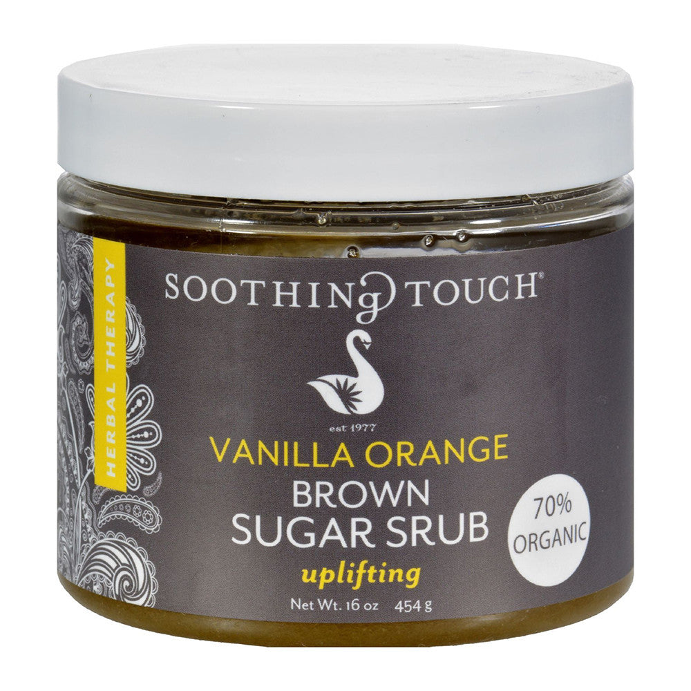 Soothing Touch Brown Sugar Scrub, Vanilla Orange, 16 Oz